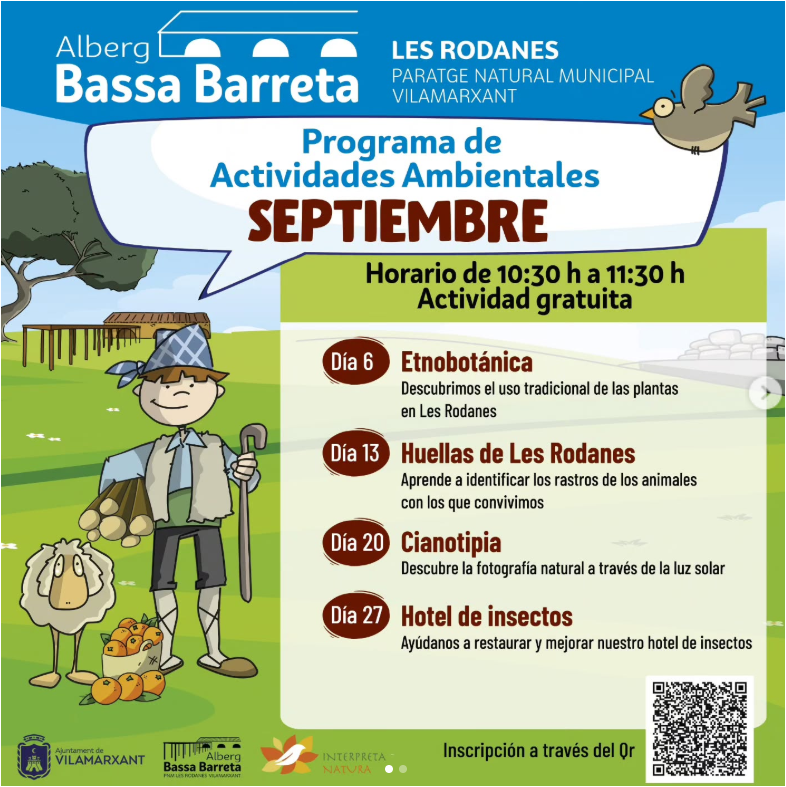 ACTIVIDADES MEDIOAMBIENTALES ALBERGUE BASSA BARRETA
