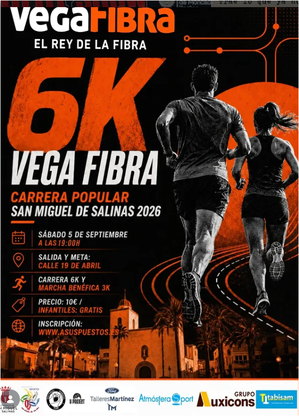 VEGA FIBRA - CARRERA POPULAR SAN MIGUEL DE SALINAS