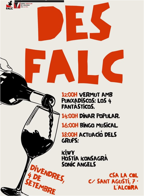 FESTIVAL DESCALC - FI DE FESTA DE FALC - FESTES ALTERNATIVES DE L'ALCORA