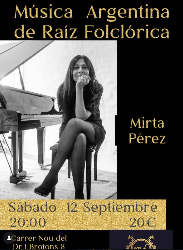 MIRTA PEREZ - MUSICA ARGENTINA DE RAIZ FOLCLORICA