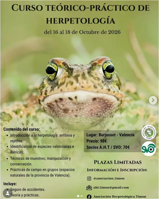 CURSO DE HERPETOLOGIA