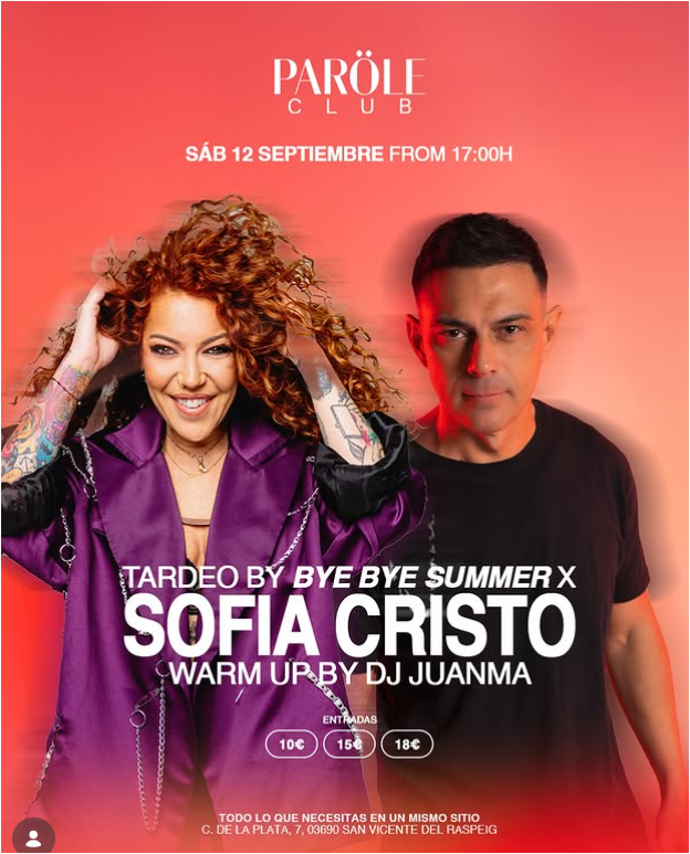 BYE BYE SUMMER  - SOFIA CRISTO / DJ JUANMA
