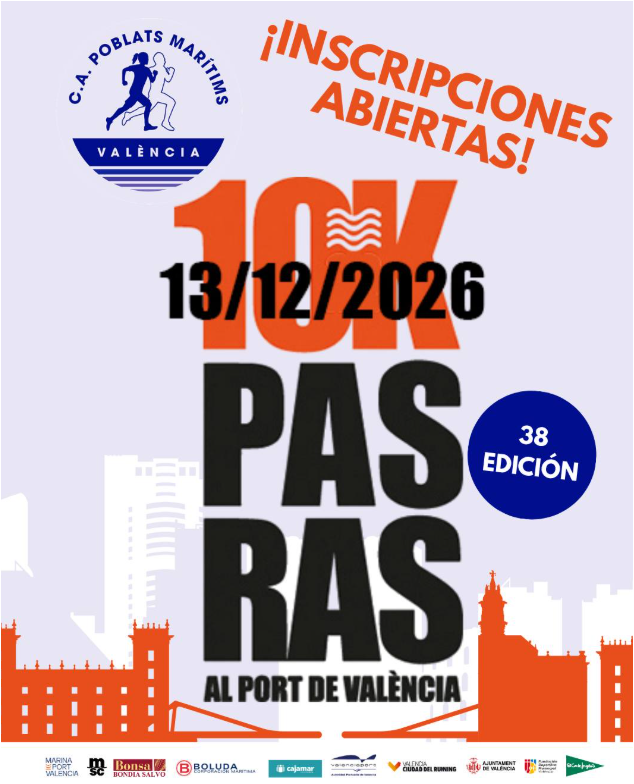 38 EDICION 10K PAS RAS AL PORT DE VALENCIA