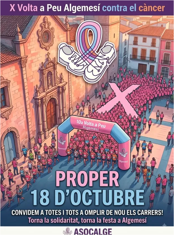 X VOLTA A PEU ALGEMESI - CONTRA EL CANCER