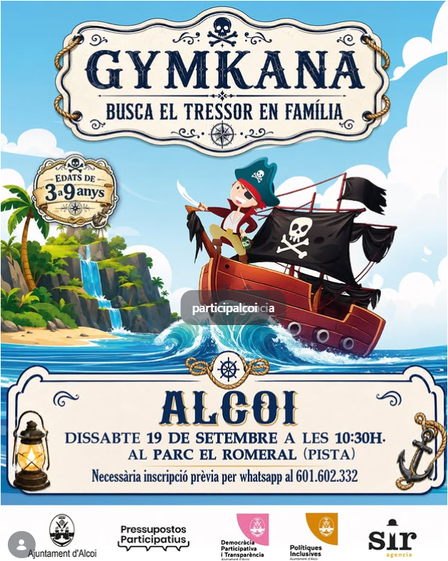 GYMKANA - BUSCA EL TESSOR EN FAMILIA