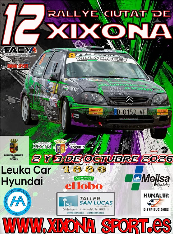 X  RALLYE CIUTAT DE XIXONA
