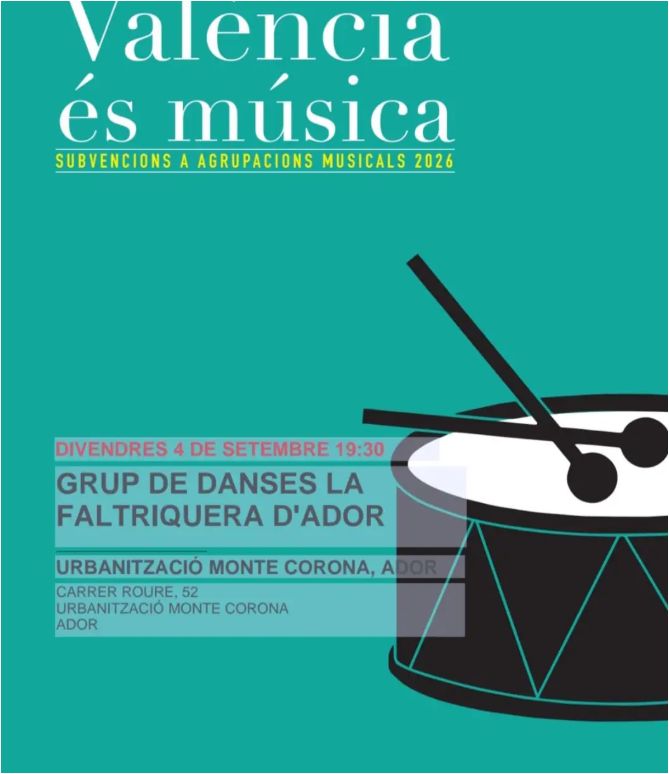 VALENCIA ES MUSICA  - GRUP DE DANSES LA FALTRIQUERA