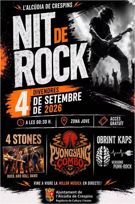 NIT DE ROCK -  ALCUDIA DE CRESPINS