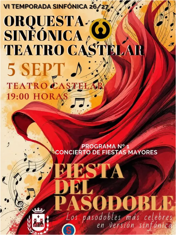 FIESTA DEL PASODOBLE ORQUESTA SINFONICA TEATRO CASTELAR