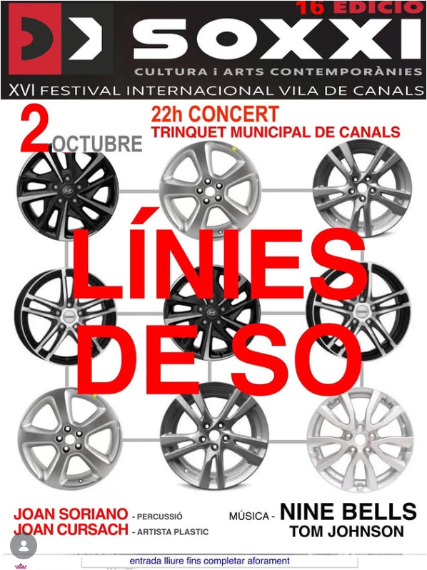 SOXXI - XVI FESTIVAL INTERNACIONAL CULTURA I ARTS CONTEMPORANIES DE VILA DE CANALS