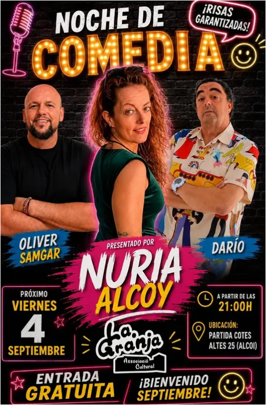 NOCHE DE COMEDIA