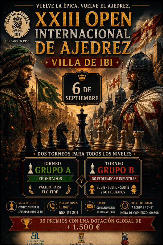 XXIII OPEN INTERNACIONAL DE AJEDREZ VILLA DE IBI