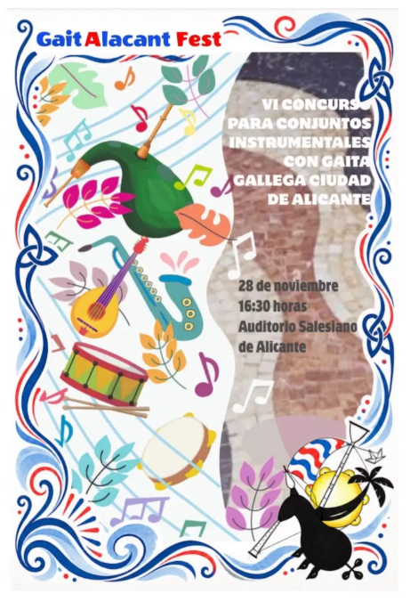 VI GAIT ALACANT - CONCURSO PARA CONJUNTOS INSTRUMENTALES CON GAITA GALLEGA DE ALICANTE
