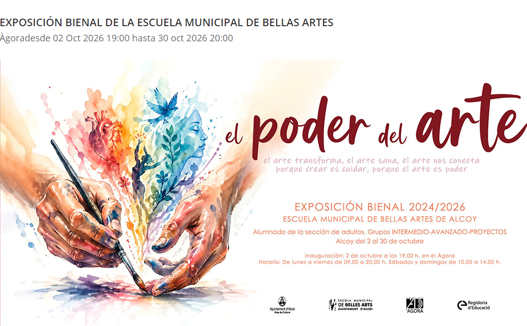 EL PODER DEL ARTE - EXPO  ESCUELA MUNICIPAL DE BELLAS ARTES