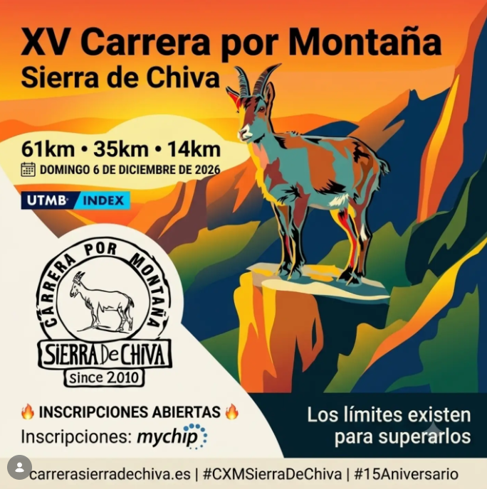 XV CARRERA POR MONTAÑA SIERRA DE CHIVA
