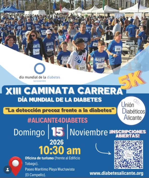 XIII CAMINATA CARRERA 5K - DIA MUNDIAL DE LA DIABETES
