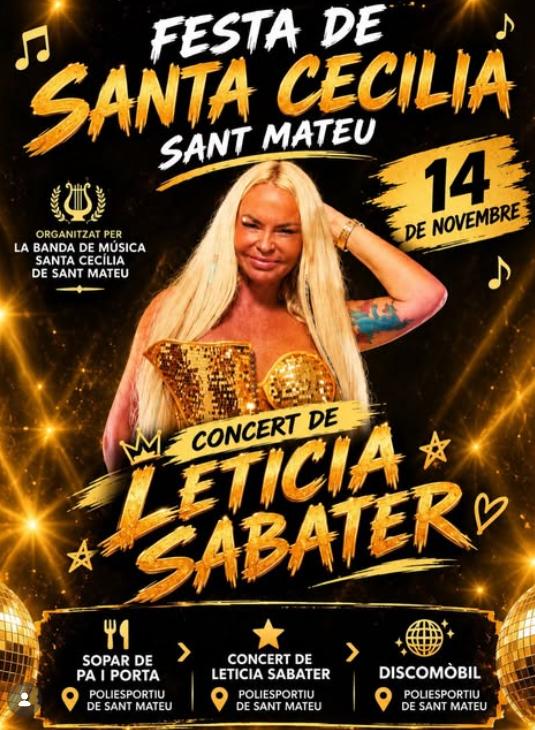 FESTA DE SANTA CECILIA SANT MATEU - LETICIA SABATER