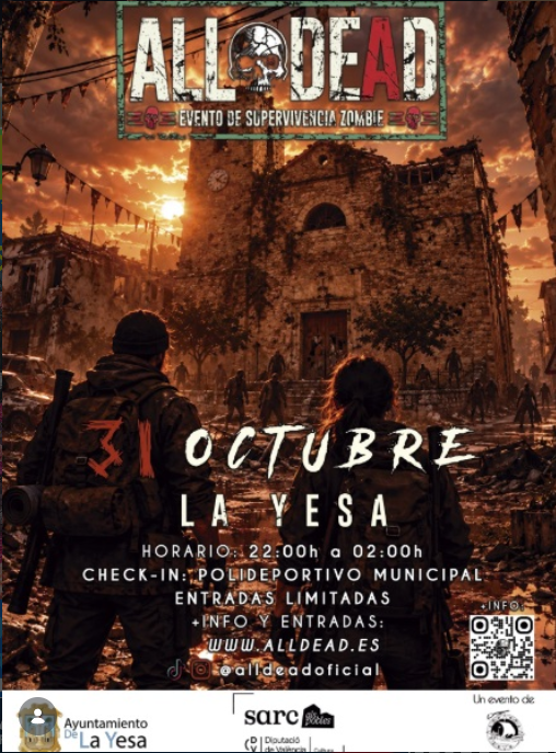 ALL DEAD - EVENTO DE SUPERVIVENCIA ZOMBIE