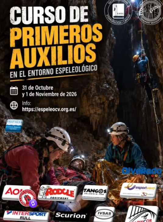 CURS DE PRIMERS AUXILIS EN L’ENTORN ESPELEOLÒGIC