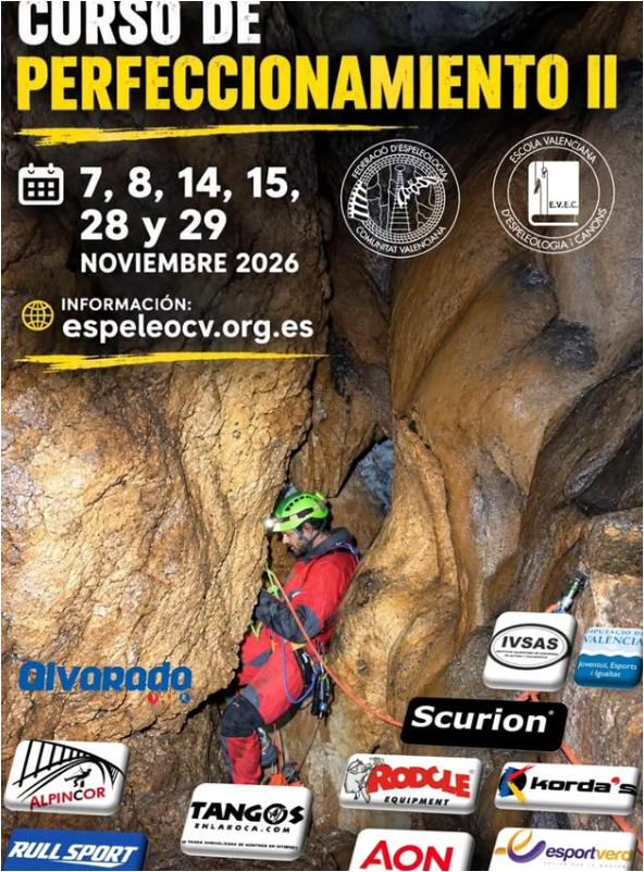 CURS DE PERFECCIONAMENT II D’ESPELEOLOGIA