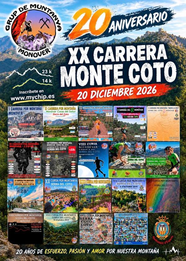 XX Carrera por Montana y Marcha a pie Serra del Coto