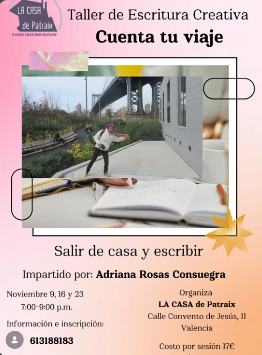 Taller de Escritura Creativa Cuenta tu viaje