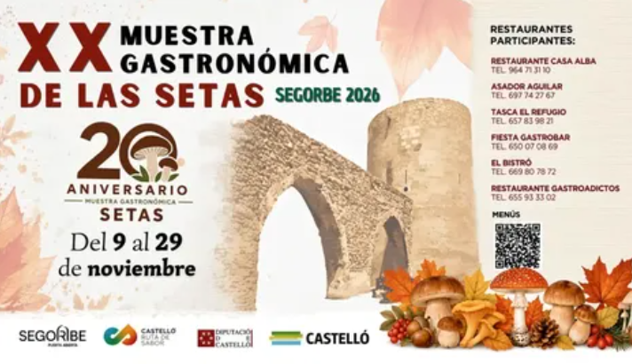 XX Muestra Gastronómica de las Setas Segorbe