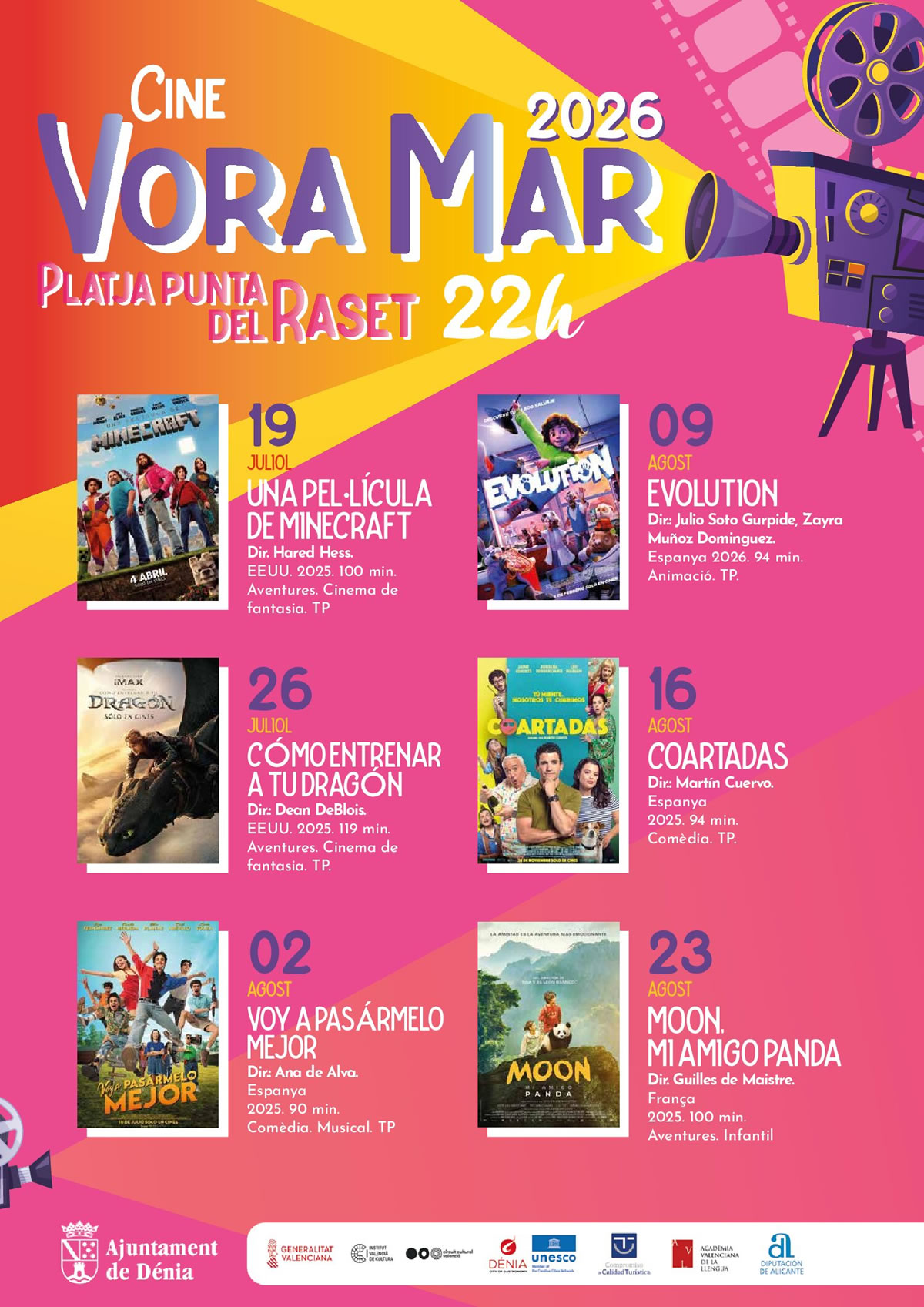 Cine Vora Mar Denia 2026