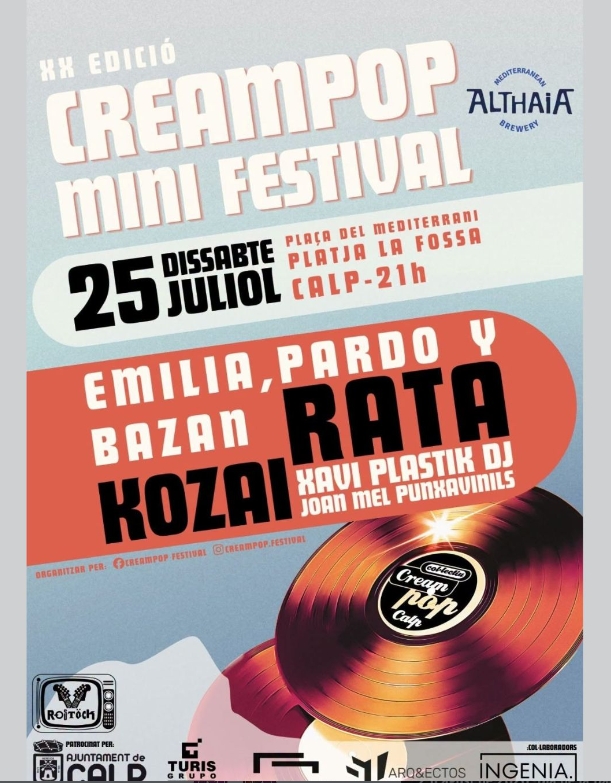 XX EDICIÓ CREAMPOP - MINI FESTIVAL
