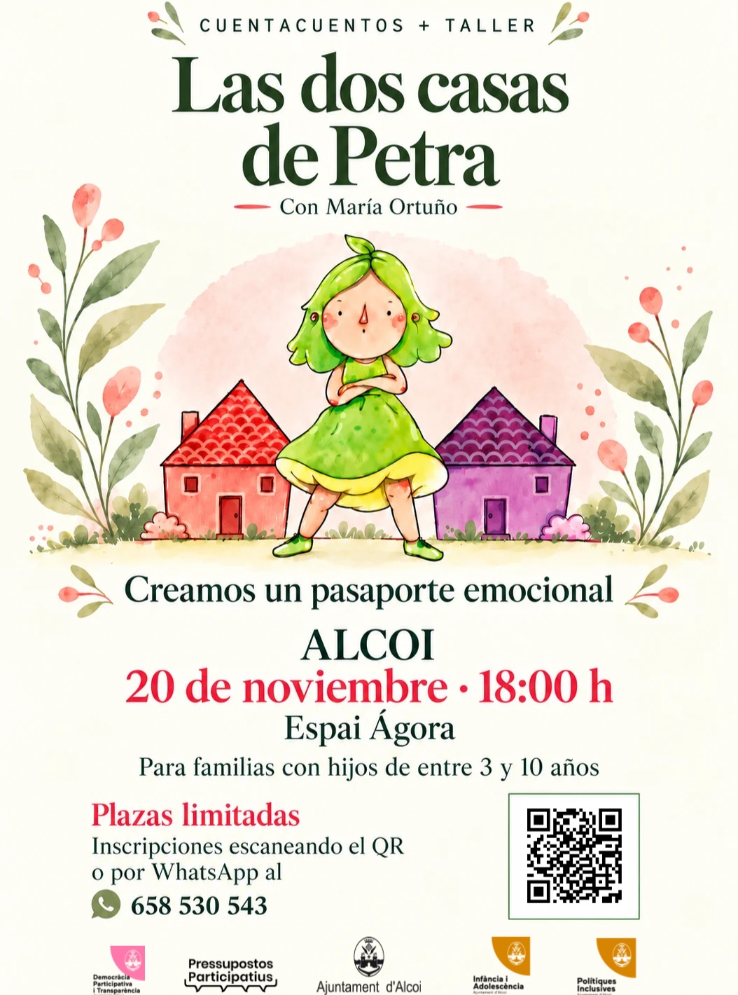 Las dos casas de Petra - Cuenta cuentos - taller