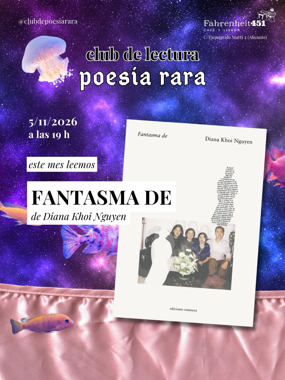 Club de lectura poesía rara