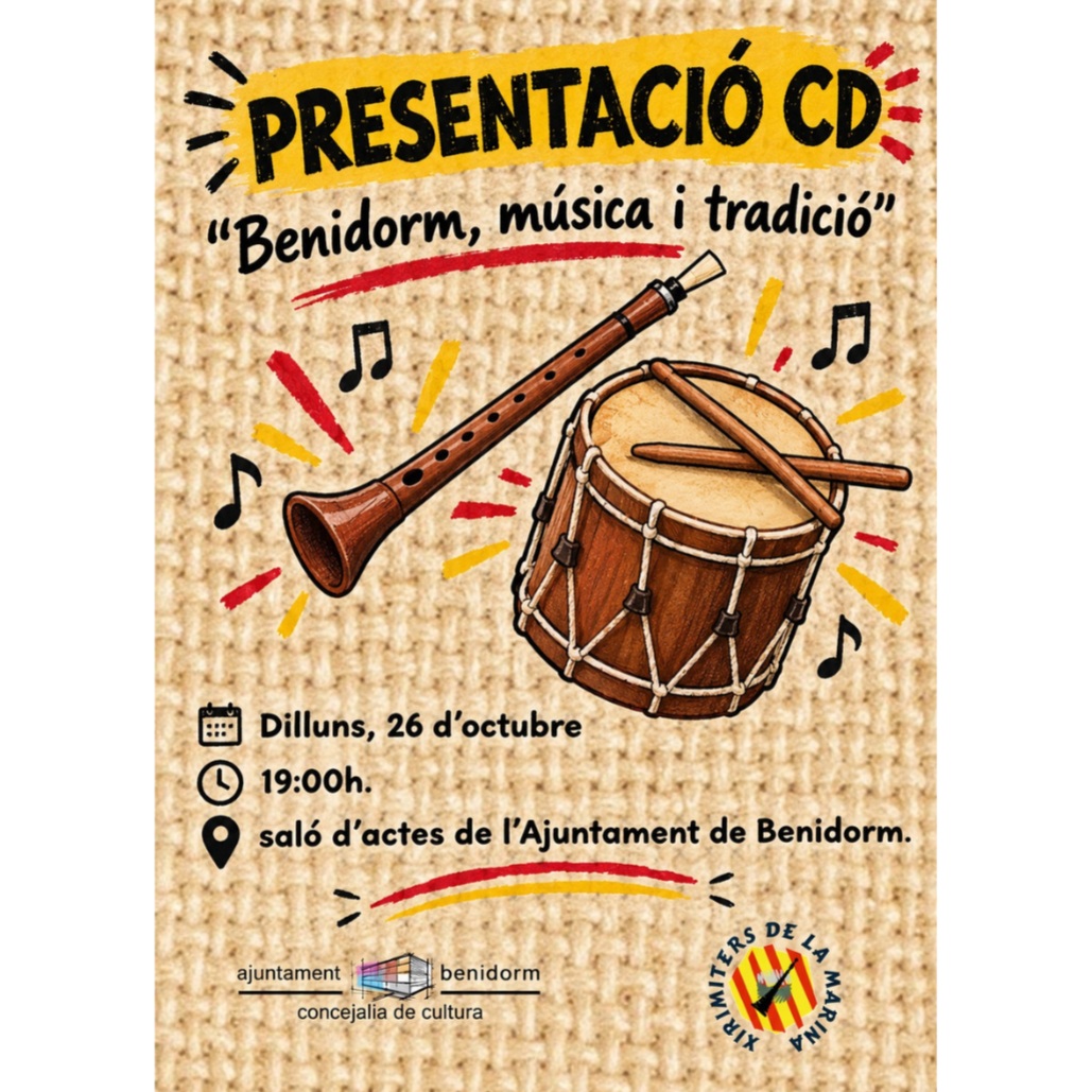 PRESENTACIÓ CD "Benidorm, música i tradició"