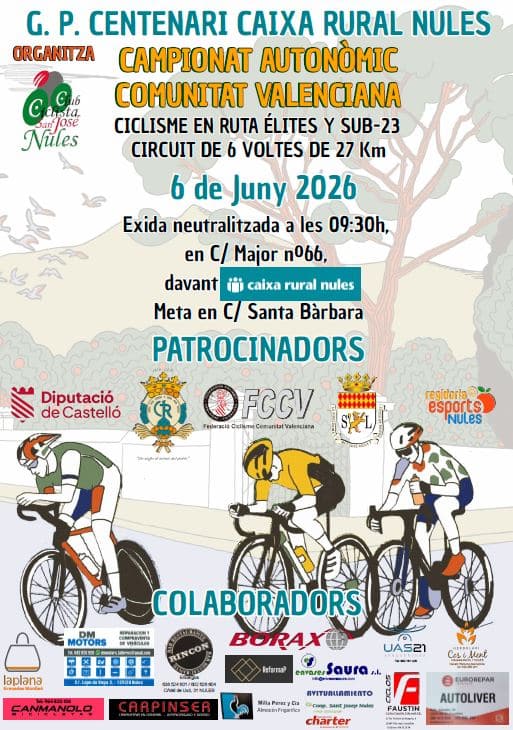 Campeonato Autonómico Ciclismo en ruta Élite y Sub23