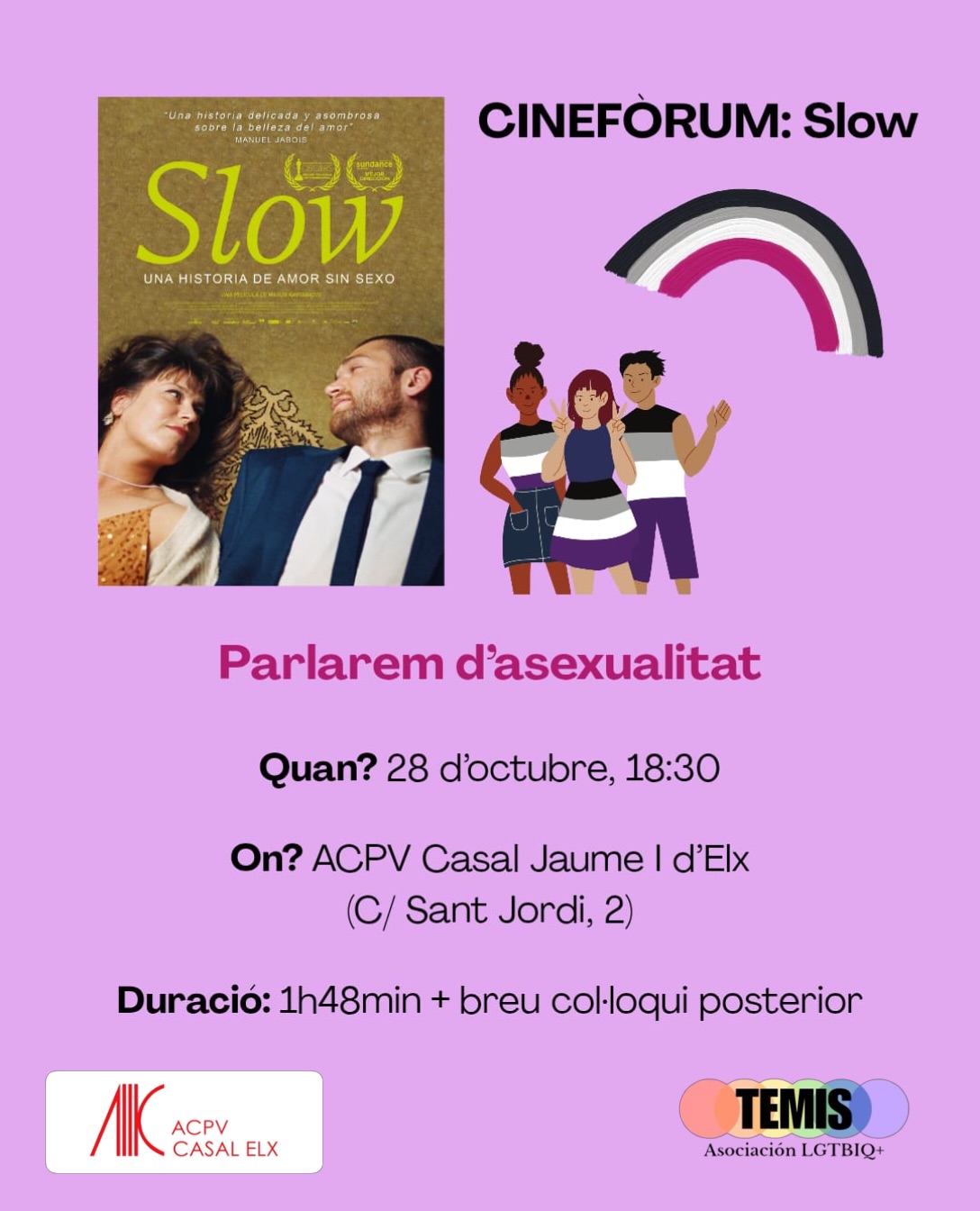 CINEFÒRUM: SLOW - PARLEM DE ASEXUALITAT