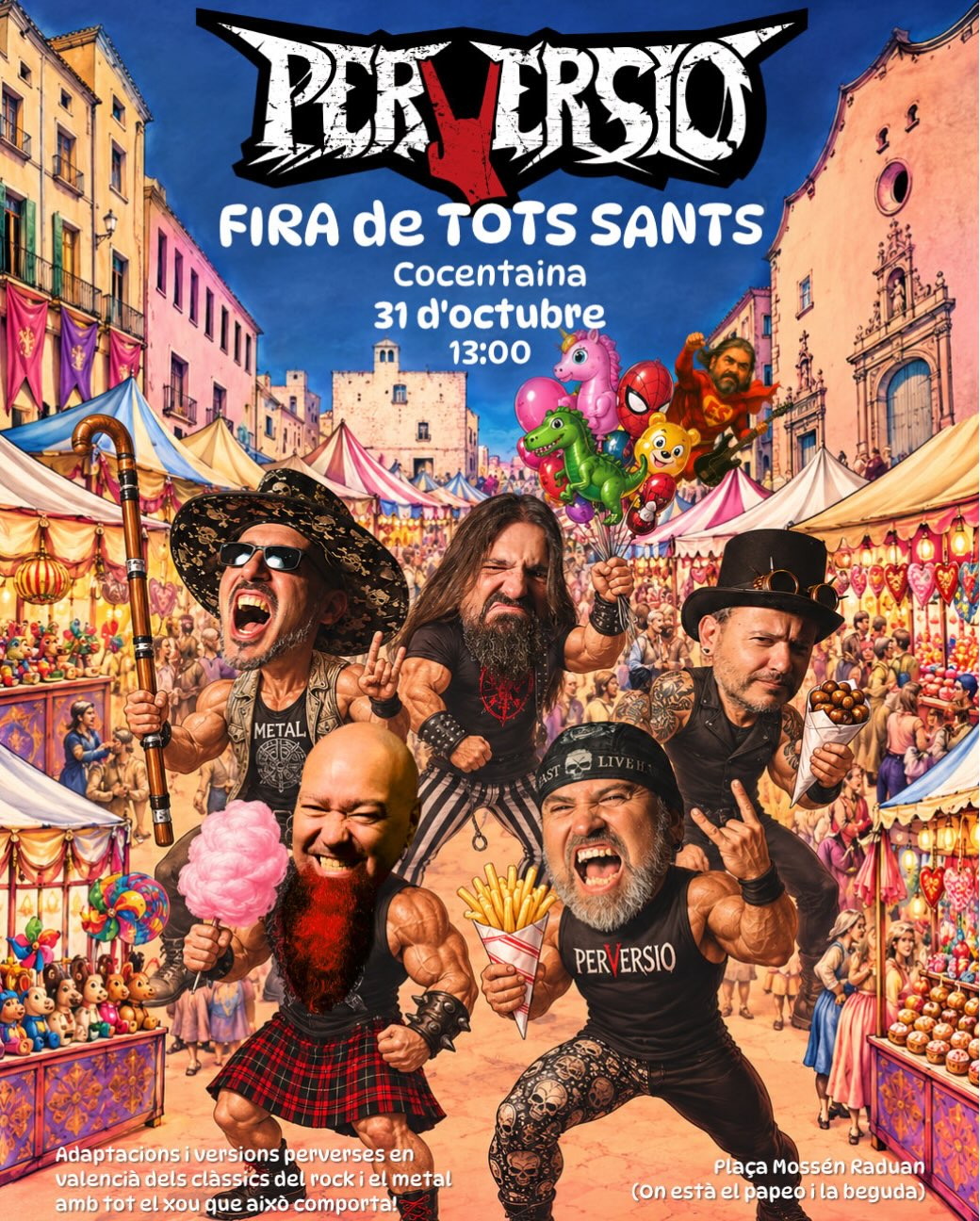 PERVERSIO CONCERT A LA FIRA DE TOTS SANTS
