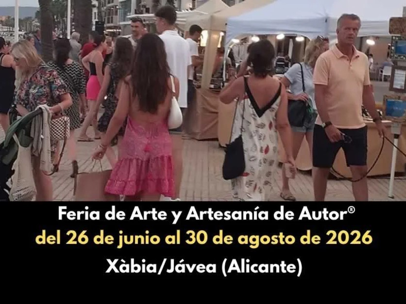 Feria de Artesanía de Autor de Xàbia/Jávea 2026