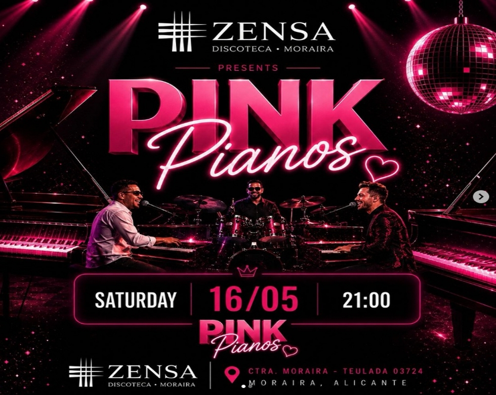 PINK PIANOS - CONCIERTO
